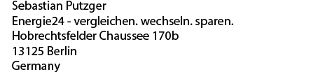 Impressum von Energie24.